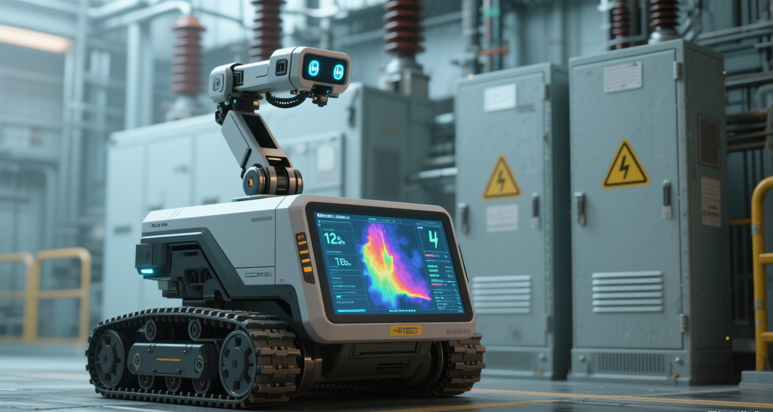 工業顯示器在安防與巡檢機器人中的應用