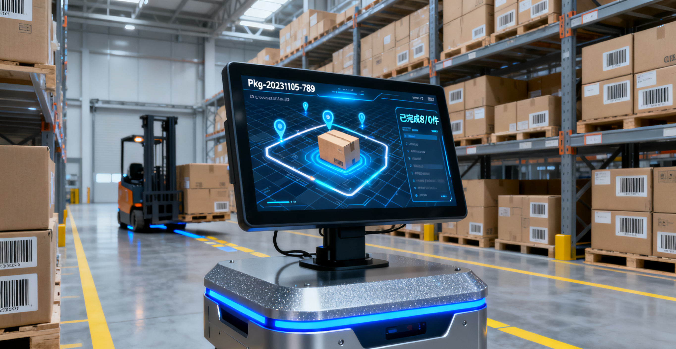 工業(yè)顯示器在智慧配送設(shè)備配套中的應(yīng)用